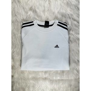 Vintage Adidas Long Sleeve White Shirt
